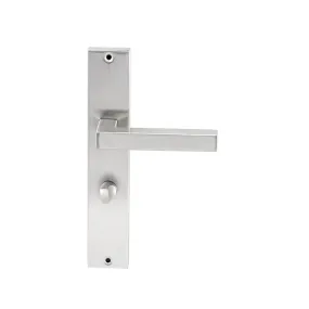 Deurkruk Geneve langschild rechthoekig WC.63/8 304 Inox